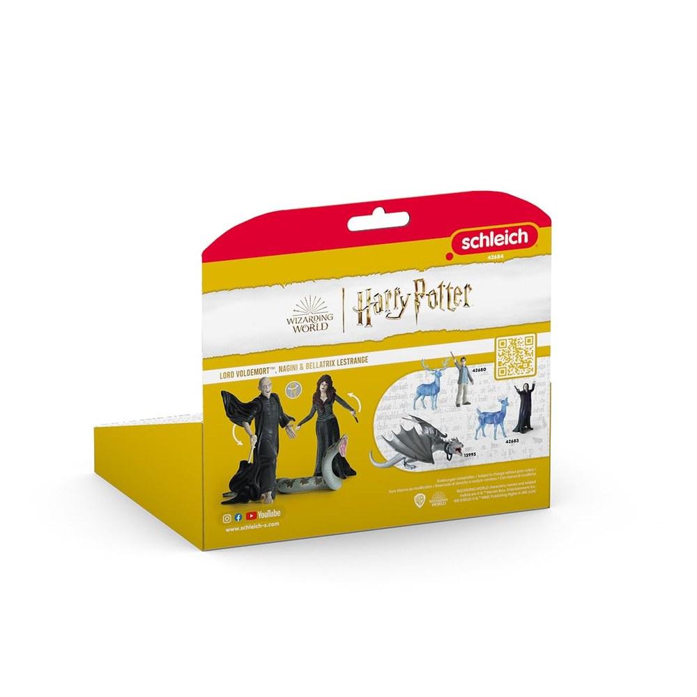 Schleich Серия Гарри Поттер Лорд Волдеморт Нагайна и Беллатриса Лестрейндж 42684