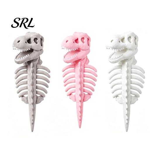 Funny Cat Skeleton Outfit Dinosaur Costume, Cute Halloween Apparel, Comfortable Apparel for Cats Cosplay Party, Photo Props Soft Polyester Suit