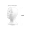 Женская голова-манекен из пенопласта для шляп, очков, париков, подставка для демонстрации для дома, салона, магазина