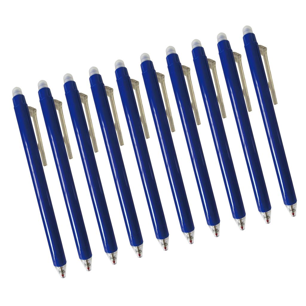 10x/Set Heat Erasable Pen 0.5mm Gel Pen Neutral Pen Signature Pen Writing Pen School Office Supplies for Student