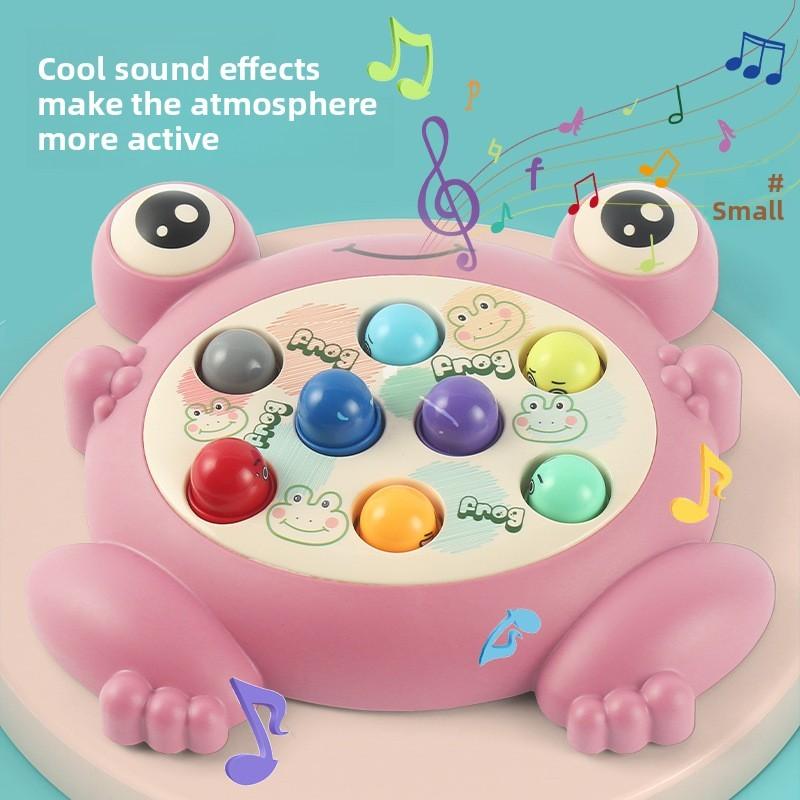 Childrens Touchactivated Frog Moles Whacking Game With Sound And Bright Colors For Learning