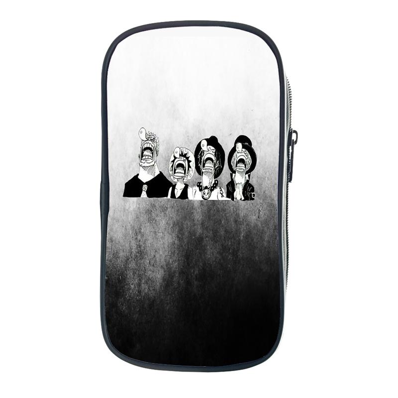 Цельная сумка-карандаш Зоро Луффи Чоппер Эйс, школьные чехлы для юридических школ, кавайная сумка-держатель для канцелярских принадлежностей, чехол для ручек, школьные принадлежности для студентов