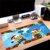 Christmas Minions Celebration Large Gaming Mouse Pad Nonslip Rubber Base Waterproof Desk Mat For Office Pc Laptop