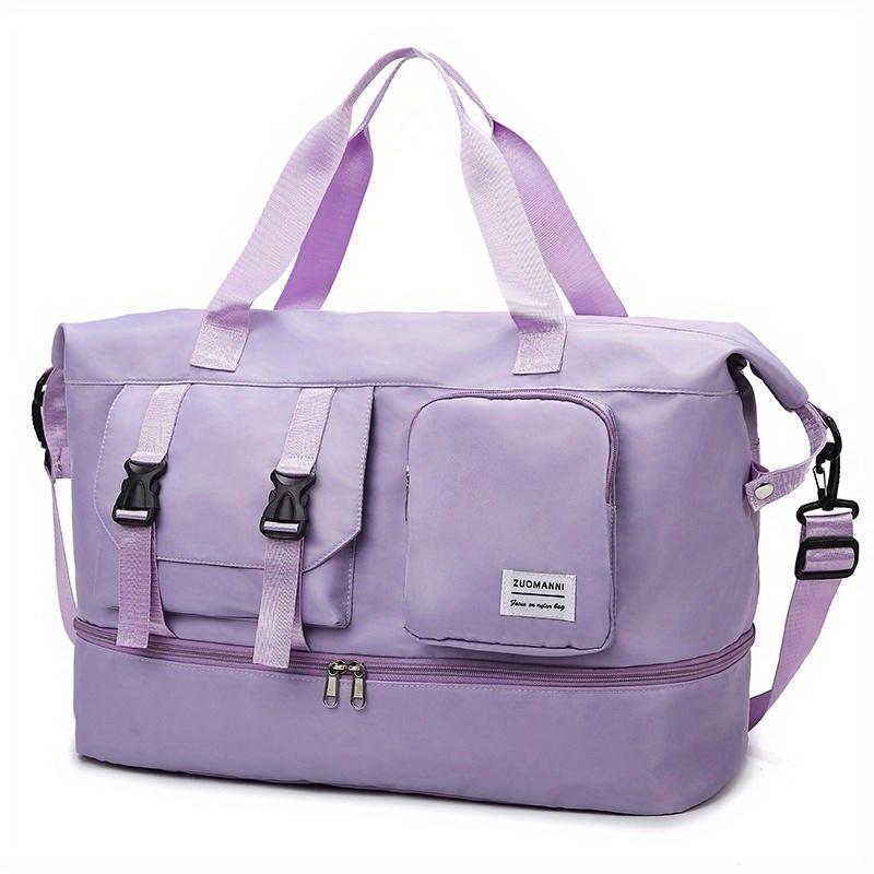 Дорожная сумка-дафл большой вместимости, многофункциональная, с несколькими отделениями, прочная нейлоновая спортивная сумка