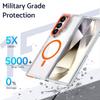 KEYSION Прозрачный магнитный чехол для MagSafe для Samsung Z Fold 7 6 5G Прозрачная противоударная задняя крышка для телефона для Galaxy Z Fold 6 7