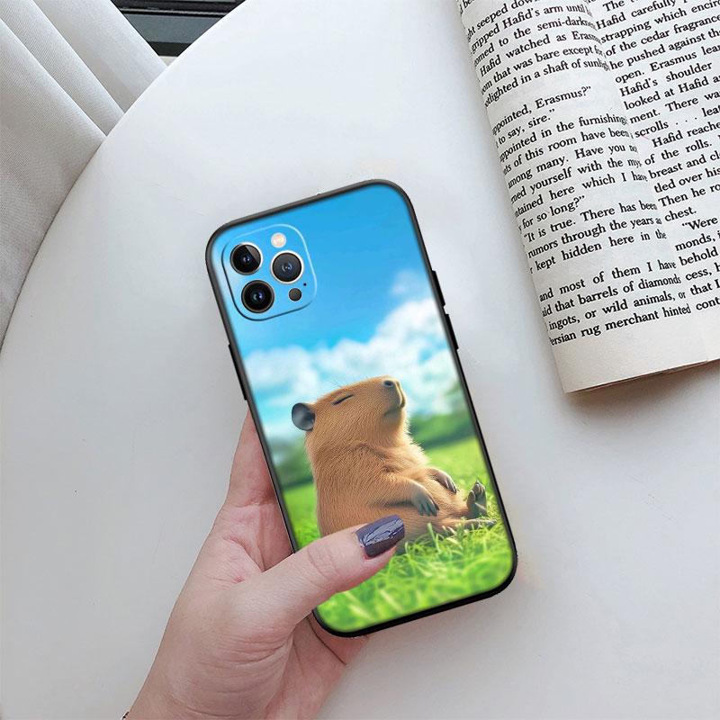 Мультяшная Капибара Новый Высококачественный Чехол для Телефона для Redmi Note 13 14 Pro+ Plus A3 13X 13C 14S 14C