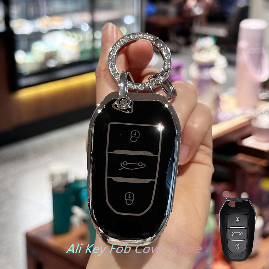 Чехол для брелока для Peugeot 2008 3008 4008 5008 308 408 508 Citroen C1 C2 C4 C6 C3-XR Picasso Grand DS3 DS5 Автомобильный брелок