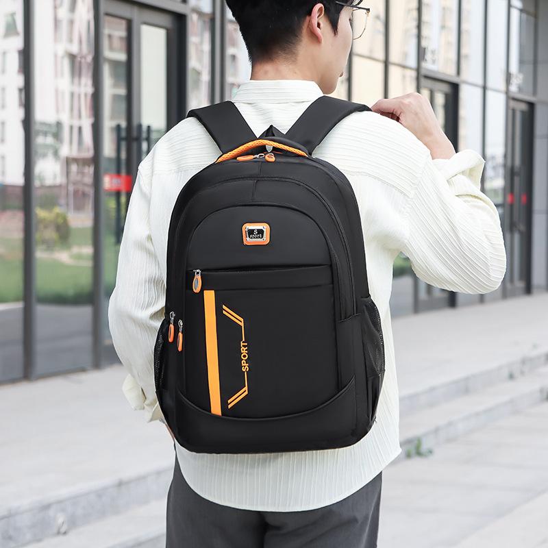 Новый унисекс однотонный водонепроницаемый и дышащий деловой модный повседневный универсальный рюкзак для повседневного использования