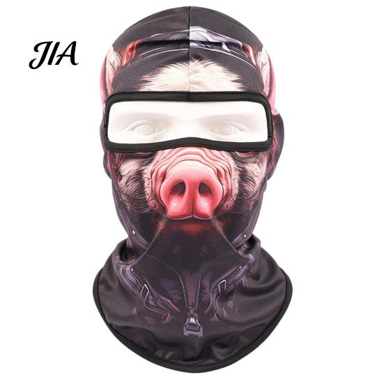 Пылезащитная Маска для Лица с Животным Принтом, Балаклава, Дышащая Защитная от Солнца Полная Накидка-Капюшон для Улицы, Ветрозащитный Шарф-Гейтер для