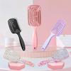 Anti Static Comb Large Curved Comb Massage Comb Hollow Square Arc Comb Curly Hair Comb