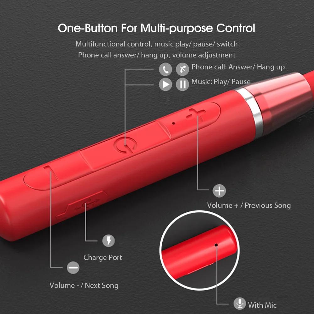 Lenovo HE05 Wireless Earphone Bluetooth 5.0 Headset Neckband Magnetic Sport Headset with Mic