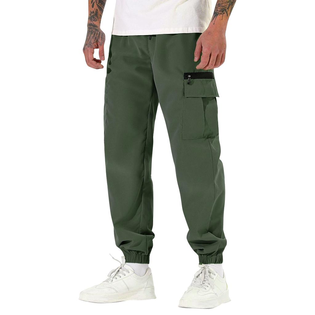 Casual Sports Pants Men's Loose Long Panel Fitness Running Training Pants