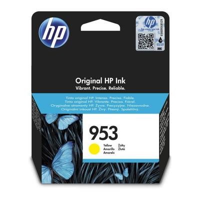 HP 953 Оригинальный желтый картридж для чернил (F6U14AE) для HP OfficeJet Pro 8710/8715/8720