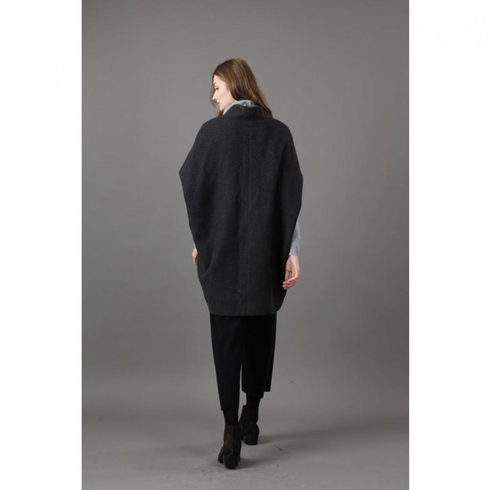 Furina Cashmere Blend Cocoon Cape Coat
