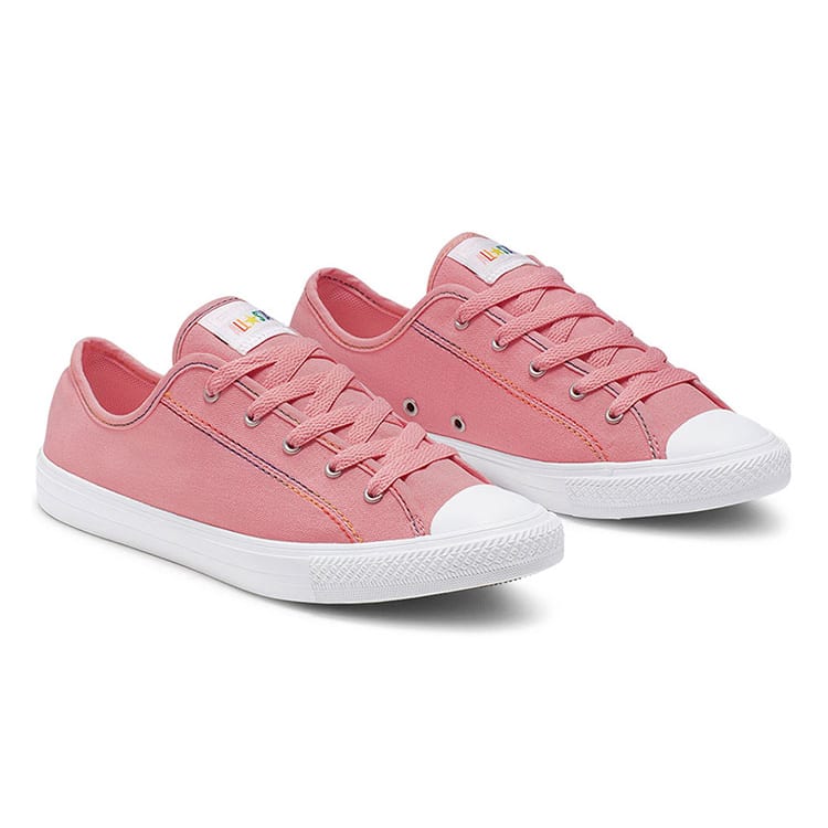 Converse Кеды Chuck Taylor All Star Dainty Rainbow Низкие Розовый/Белый Женские 564980C