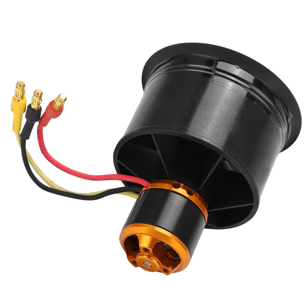 QXMotor 50mm EDF 12 Blades Ducted Fan with QF26114600KV 34S Brushless Motor for RC Airplane(CW )