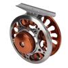 Fly Fishing Reel Efficient Braking 3 Bearings 2 Colors Adjustment CNC Processing 3 4 Fly Reel for Outdoor Fishing
