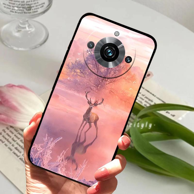 Чехол для Realme 11 Pro Plus Силиконовый Ударопрочный Мягкий ТПУ Чехол для Телефона Для Realme 11 11Pro+ 5G Funda Realme11 Pro Capa Мультяшный