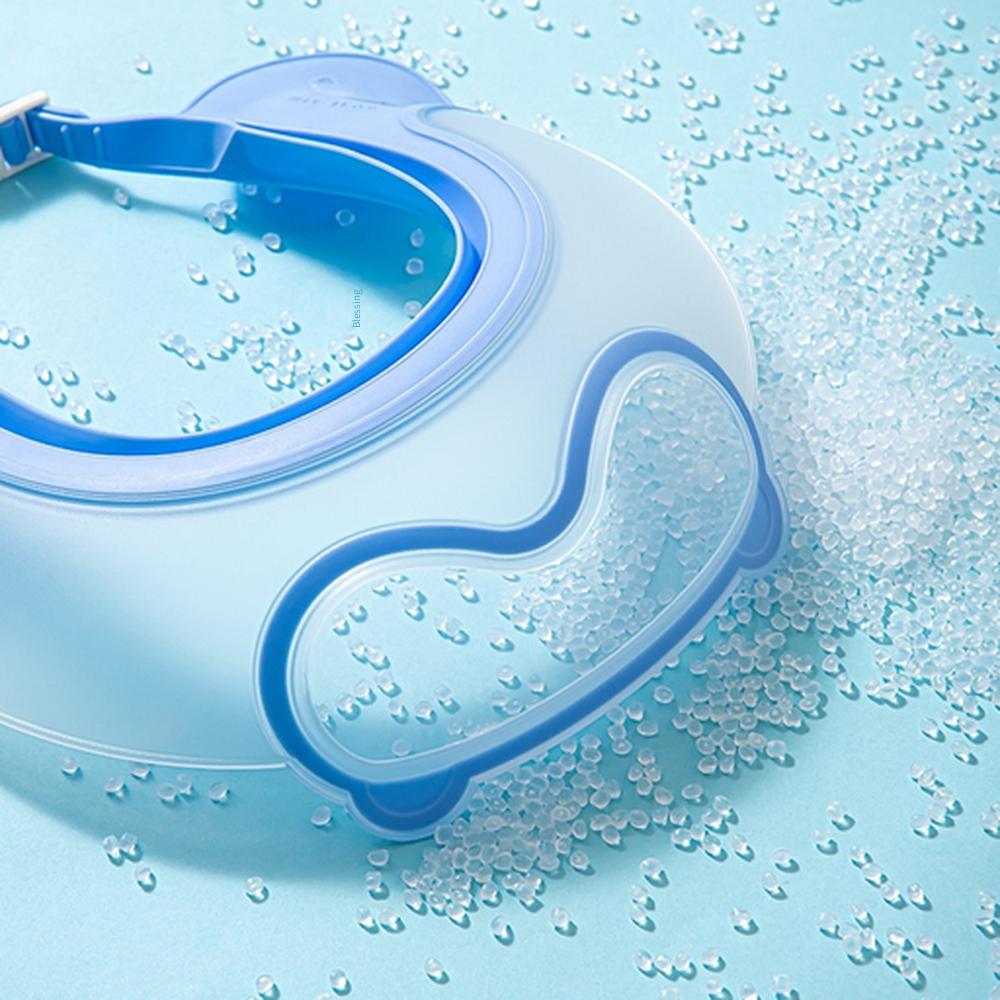 Baby Shower Cap, Kids Ear Protection Water Blocking Hair Washing Hat, Adjustable Waterproof Bath Cap for Infant Bathing