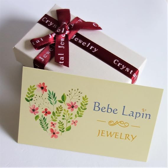 [Bebe Lapin] Ожерелье-кулон с одним камнем Рубин, Цепочка с покрытием из 14-каратного золота, Камень месяца сентябрь (Подарочная коробка в комплекте)