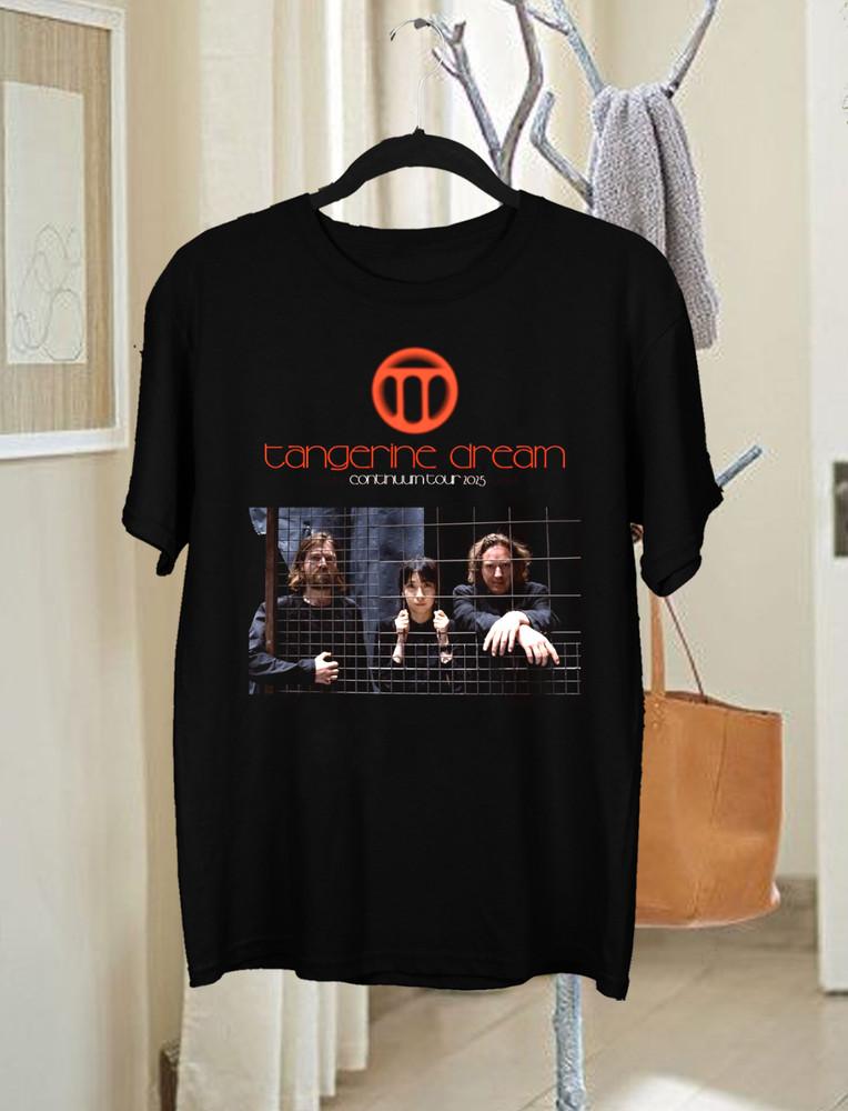 NEW Tangerine Dream Band Tour 2025 Gift Fans All Size Black T Shirt AL754