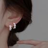 Plum Blossom Women's Earrings Camellia Temperament High-end Feel and Does Not Fade Temperament Earrings