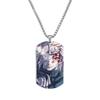 Tanjiro Nezuko Inosuke Zuhira Stainless Steel Color Printed Necklace Collection Holiday Gifts