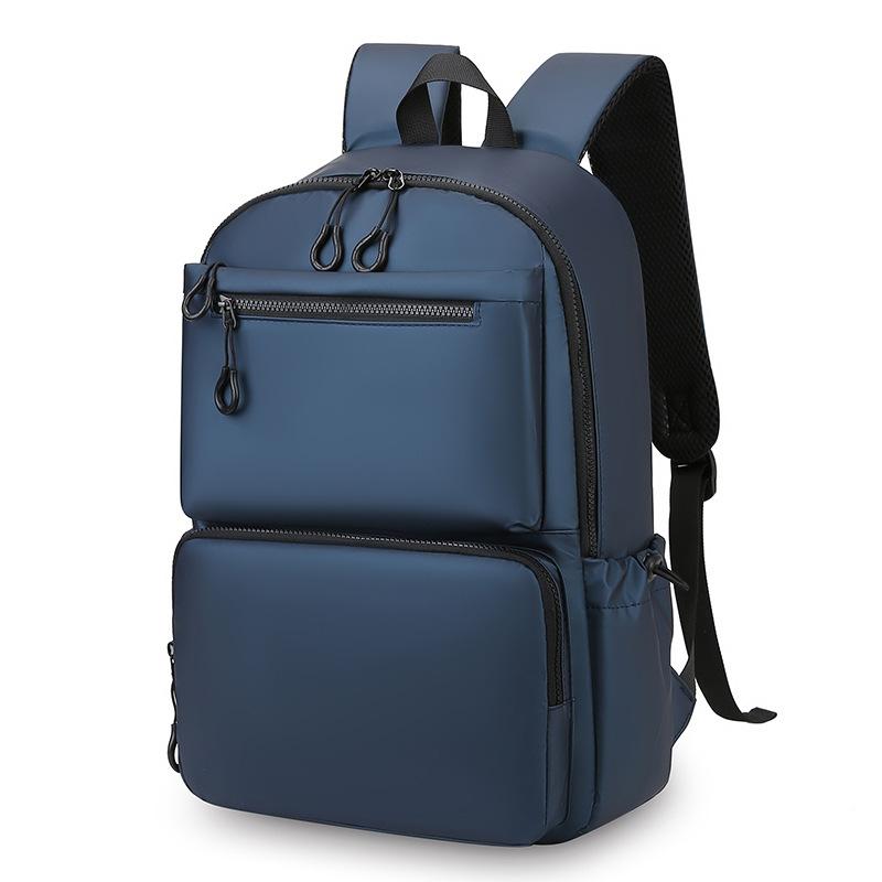 Мужской рюкзак повседневный дорожный сумка для компьютера корейский модный тренд студенческий школьный рюкзак однотонный рюкзак