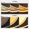 LEUCIS LED Strip Light (5m) with Remote Control, Outlet Operated, Dimmable, CoolWarm Color Temperature, Silicone, Neon, Indirect Lighting for Indoor