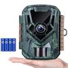 KJK Trail Miniature Security Wildlife Monitoring 36MP Still Battery Night Motion IP66 Waterproof Outdoor Indoor Surveillance 32GB Memory Card Included
