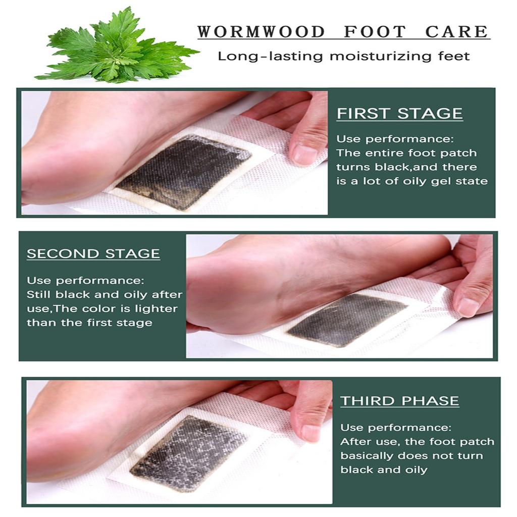 Подушечки для ног 10 шт., клейкие листы для лучшего ухода за ногами и телом, пластыри для ног с натуральным порошковым уксусом для облегчения боли, стресса, релаксации