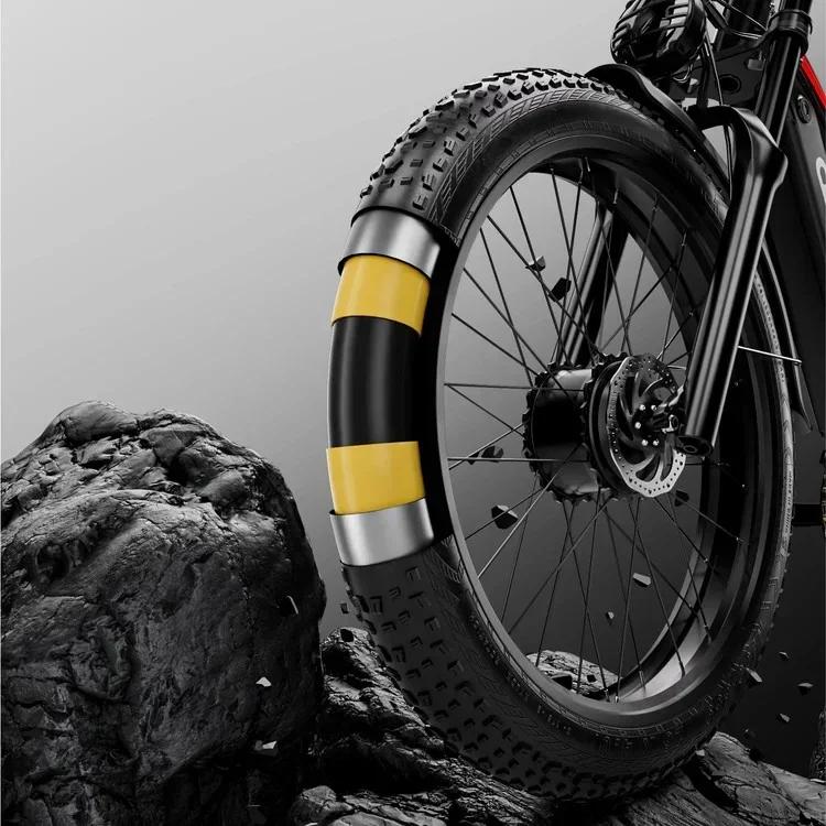 Tifgalop ES7PRO новый электрический велосипед для взрослых 1500 Вт двухмоторный EBike 52 В 21 Ач аккумулятор гидравлический тормоз 60 км/ч 26'' толстые шины дроссель горный велосипед