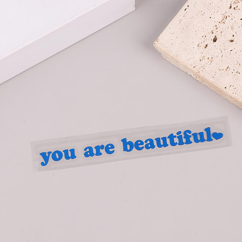 Наклейки на автомобиль You Are Beautiful Декор интерьера Наклейки на зеркало заднего вида Креативные спортивные виниловые наклейки из ПВХ