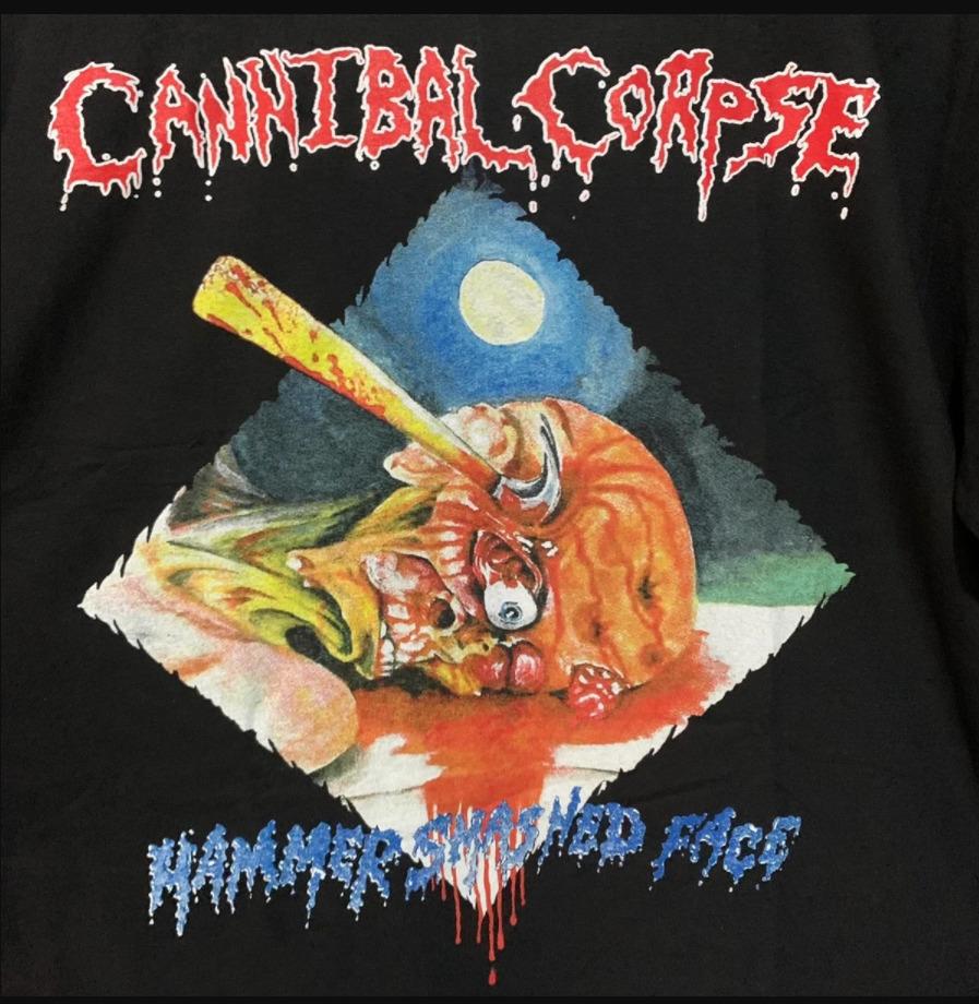 Cannibal Corpse Hammer Smashed Face Черная Унисекс Все размеры Футболка Унисекс Футболка