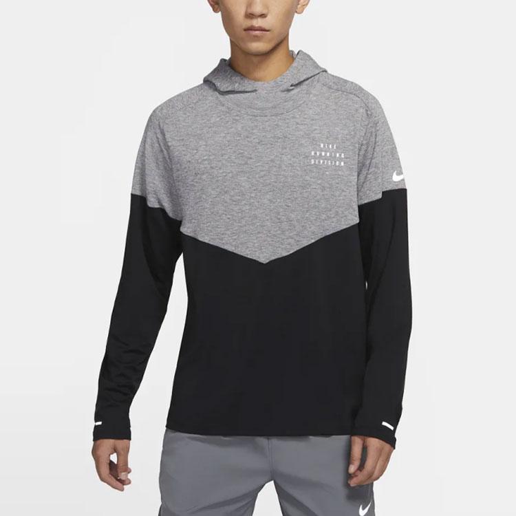 Nike Therma-Fit Division Colorblock Беговая Толстовка Мужская Толстовка Серая DM4639-010