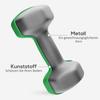 Dumbbells Set with Storage Rack, 2 x 1kg, 2 x 3kg, 2 x 5kg, Grey
