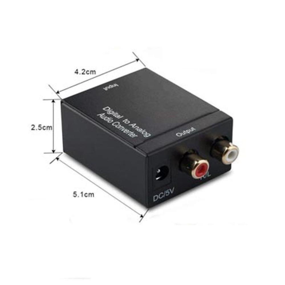 Аналого-цифровой аудиоконвертер Toslink для DVD-плеера/HDTV/усилителя/TV Media Player