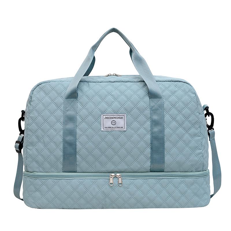 Women's Short Trip Travel Duffel Bag - Large Capacity, Wet/Dry Separation, Lightweight for Luggage or Yoga