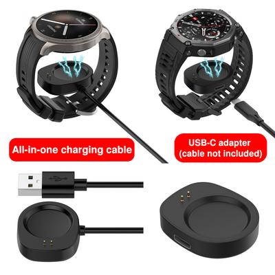 Зарядное устройство для умных часов Amazfit Active3 Premium/Active Max Balance 2A2429/T-Rex 3, USB-станция для зарядки, магнитный кабель, ремешок, аксессуары для часов