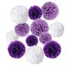 1 Set Hanging Paper Lantern Decorative Tissue Paper Fan Pompoms Flower Honeycomb Ball Birthday Party Nursery Ball DIY Decoration