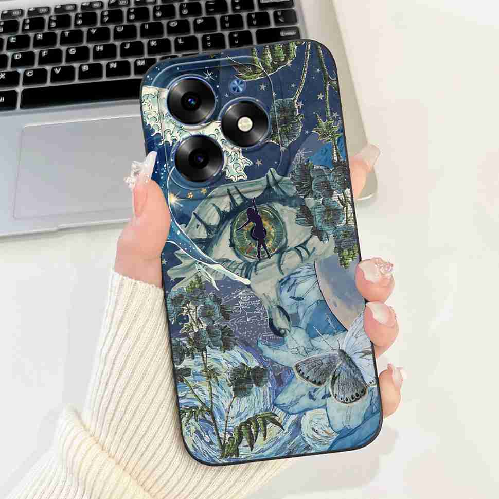 Silicone Casing For Tecno Spark Go 2024 BG6 Cases Soft Shell New Fashion Animal Phone Cover For Tecno SparkGo 2024 Bumper