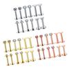 16G Steel Lip Bar Labret Rings Tragus Stud Piercing Jewelry Silver