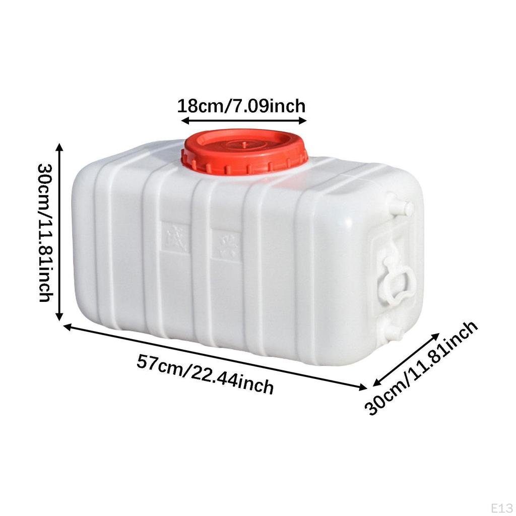 Camping Water Container with Tap And Hose, Versatile, , Horizontal Storage Bucket for