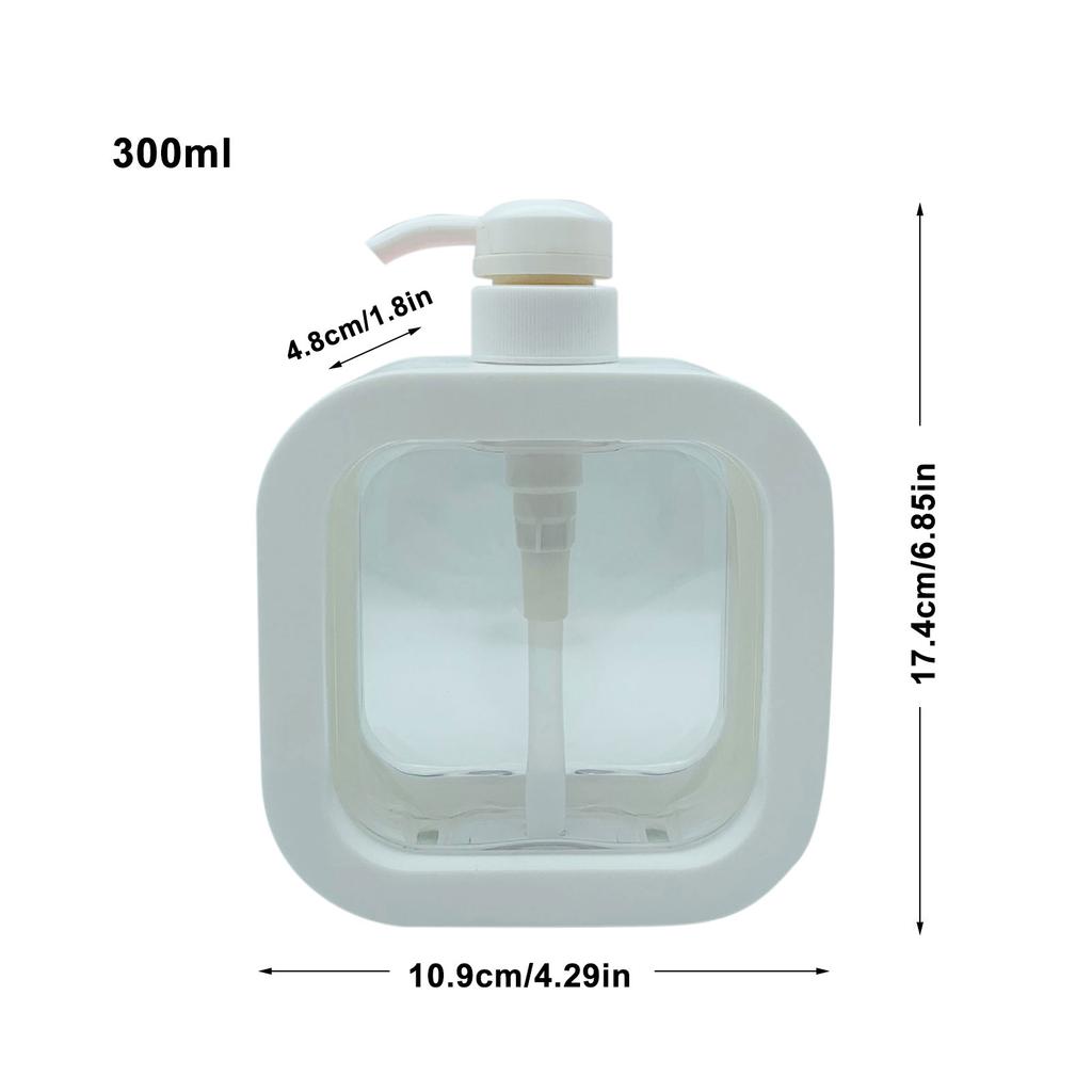 300 мл кухонный дозатор жидкого мыла, пустой насос, бутылка для шампуня, блюдо, контейнер для мыла, гель для душа, средство для хранения жидкости для стирки