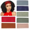 Knitted Headband Solid Color Headband Wide Edge Solid Color Headband Face Wash Hair Pressing Headband Headband