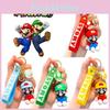 Keychain Super Mario Toy Cartoon Key Ring Bag Pendant Doll Kids Gifts Decorate