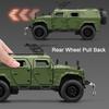1:32 Scale Dongfeng Mengshi Sabertooth Military Car Model Toy Alloy Diecast Shock Absorption Off-road Vehicles Gifts for Kids
