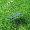 50 Pcs Garden Stakes Galvanized Steel U Shaped Landscape Stakes Rust-Resistant Reusable