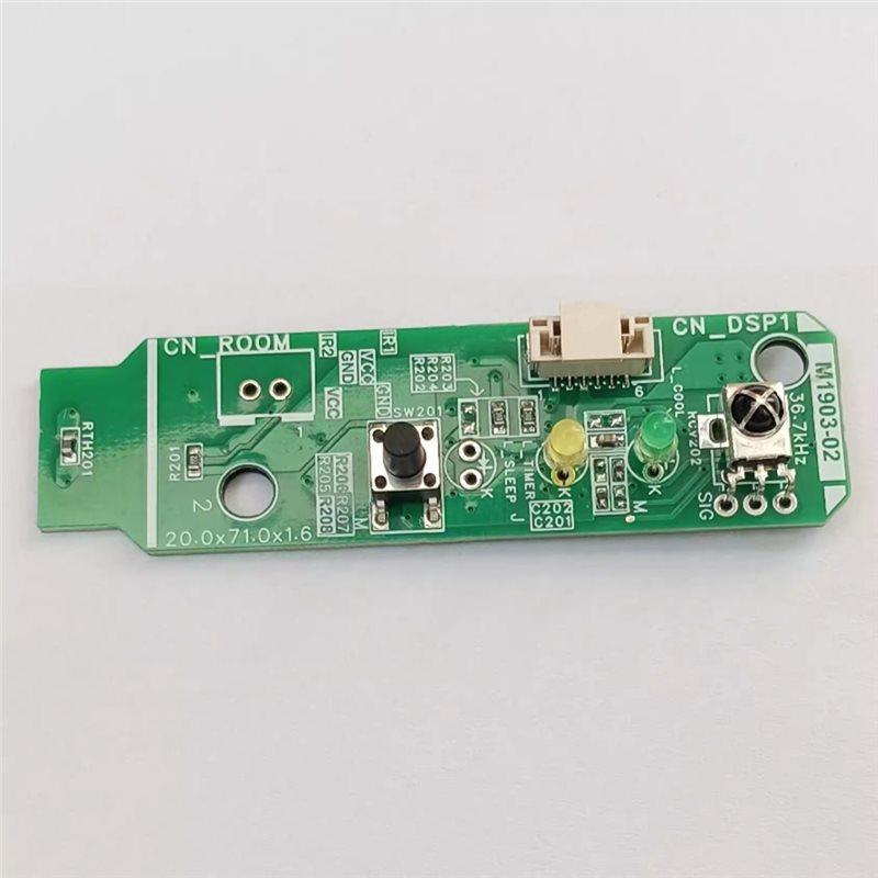 ABNR Air Receiver Board M1903-02 Infrared Receiver Board Keypad Indicator Light Panel Remote Control Head