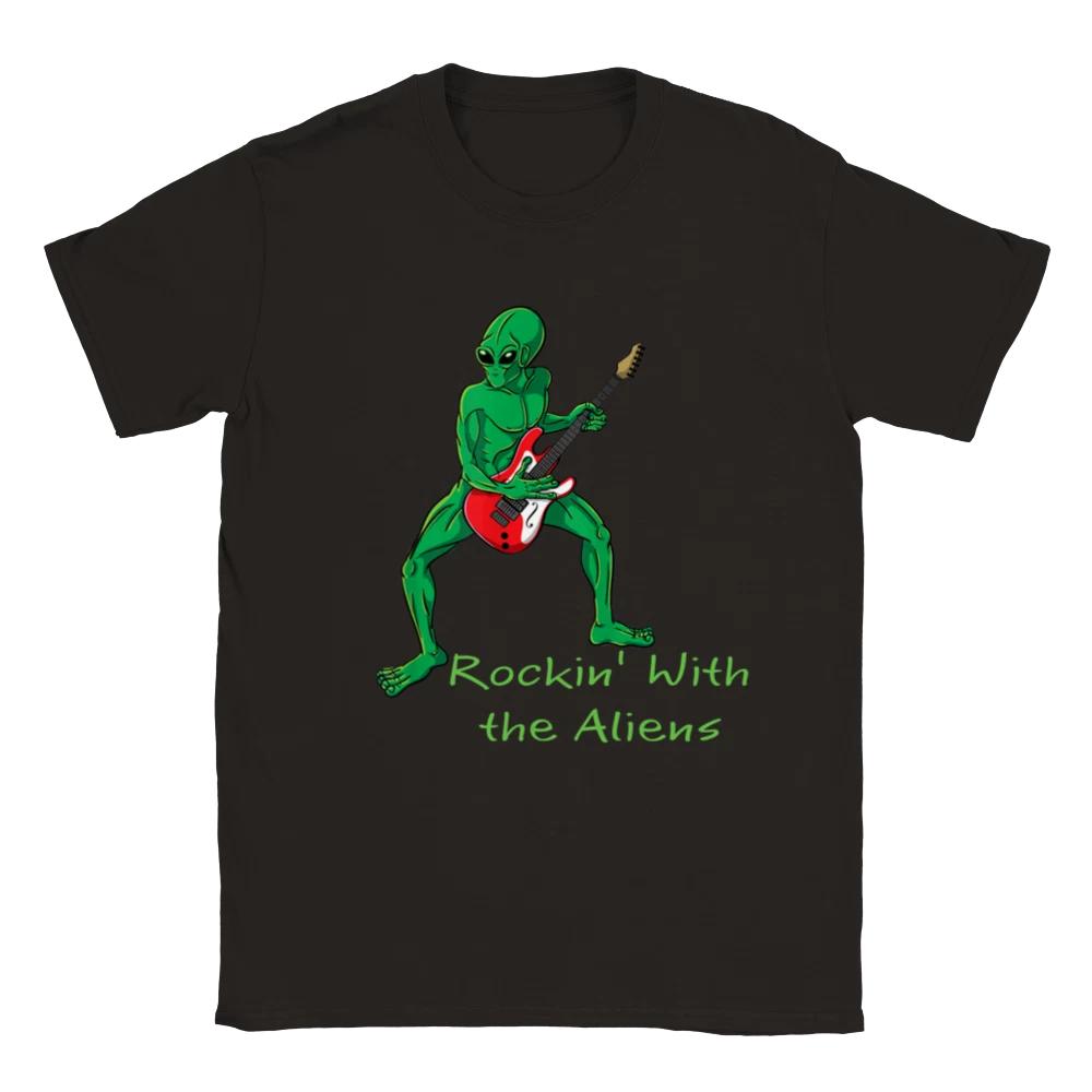 Rockin' with the Aliens - Classic Unisex Crewneck T-shirt